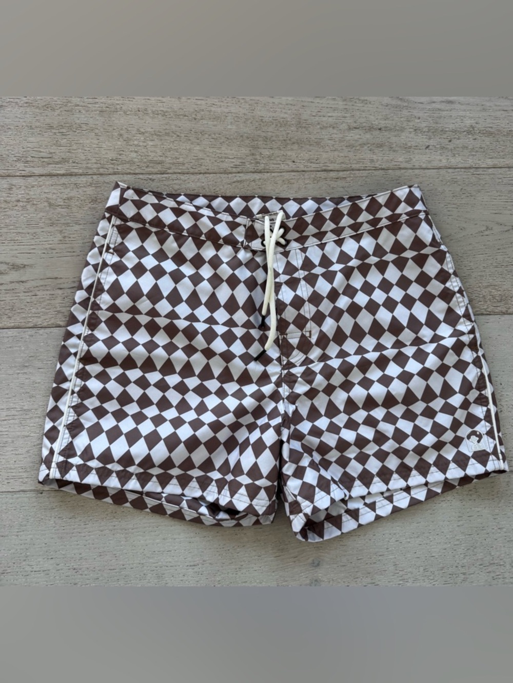 Dandy Del Mar Riviera Trunks in the Cortado Alhambra Check 30